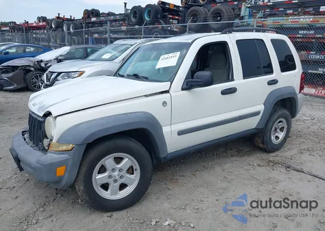 2006 Jeep Liberty Sport из США, поврежденный, VIN 1J4GL48K36W114173